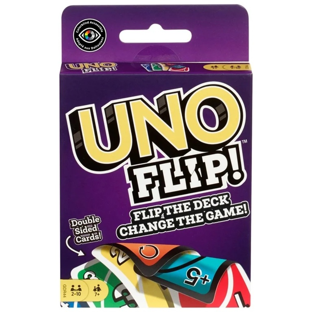 UNO Flip! Adults & Family Night Card Game NWT